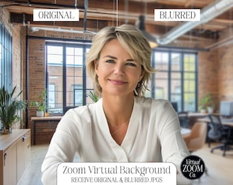 Zoom Background Professional Zoom Background Corporate Office Zoom Virtual Background Loft Office Zoom Zoom Meeting Video Conference Office
