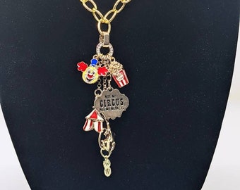 Not my circus not my monkeys charm necklace