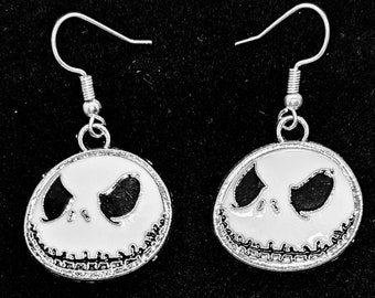 Enameled Jack earrings