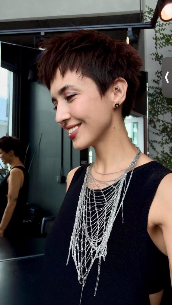 Unique Freeform Living Necklace Stainless steel PRE-ORDER ONLY