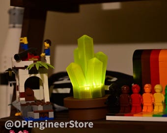 LEG0 inspired energy crystal nightlight USB Powered