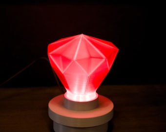 LEG0 Jewel Gem inspired crystal nightlight USB Powered