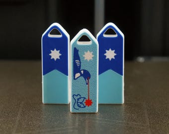 Laser Loon Whistle with Minnesota flag