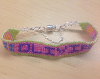 Personalized Name Beaded Bracelet