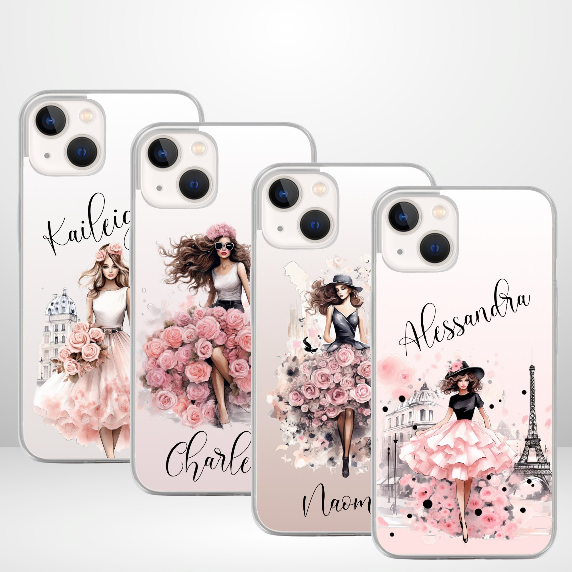 Personalized iPhone Case | Paris Fashion | Customizable | Models 12 - 14