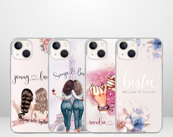 Personalized iPhone Case | Best Friend Gift | BFF Case | Individually Personalized | Models 12, 13, 14