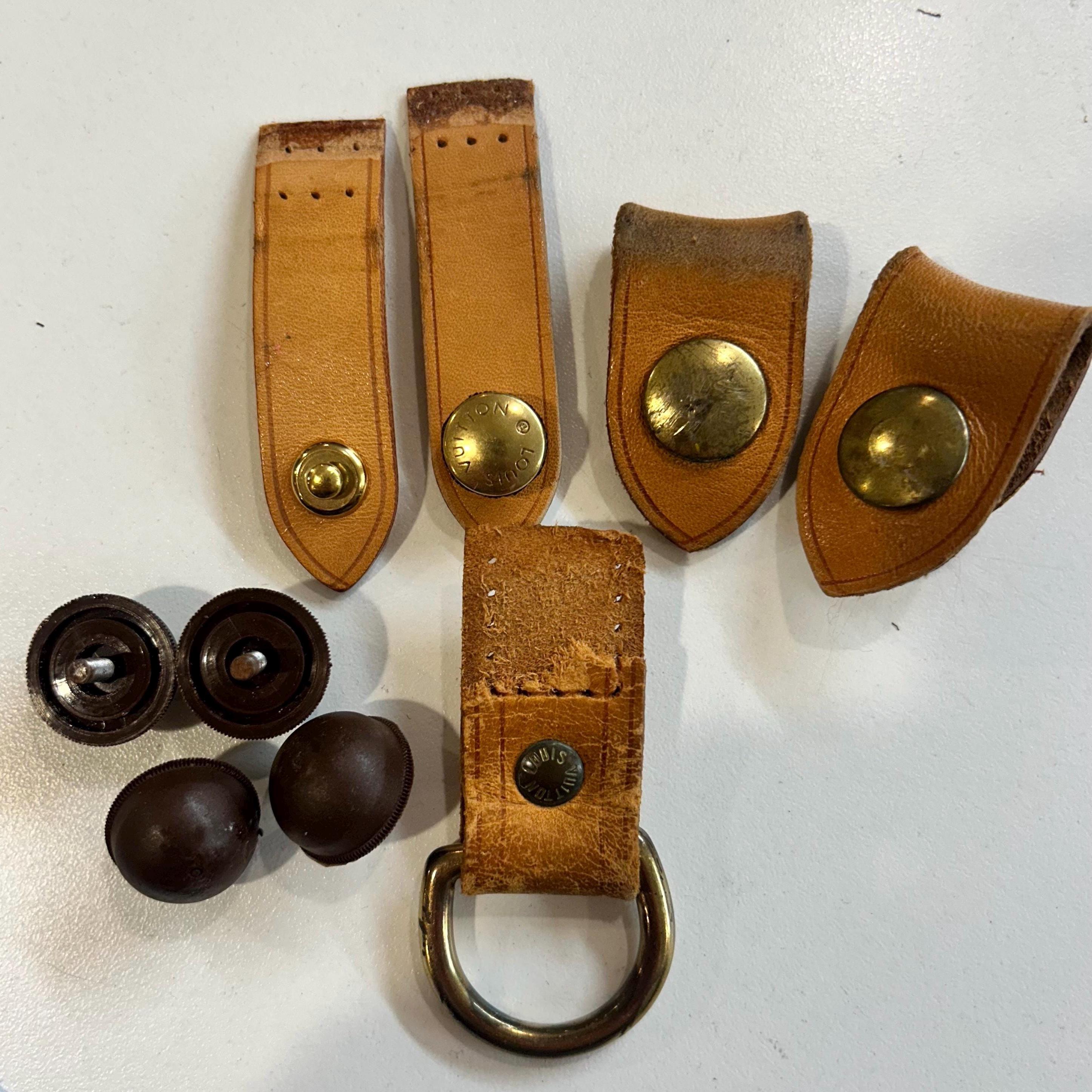 Random Authentic Louis Vuitton Parts W/ Snaps, 1” D-ring, 4 Purse