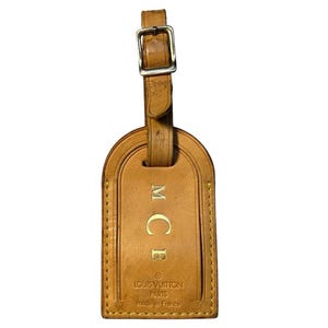 Authentic louis vuitton luggage tag - Etsy 日本