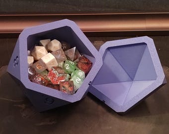 Magnetic D20 Dice Storage Box