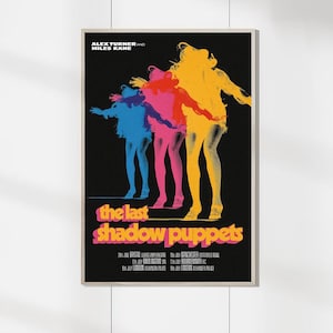 Pôster The Last Shadow Puppets - Impressão em tela - Decoração para casa - Arte de parede vintage