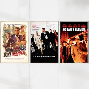 Ocean's Eleven(2001) Film Poster - Leinwand Drucke - Movie Fans Sammlung - Zimmer Dekor