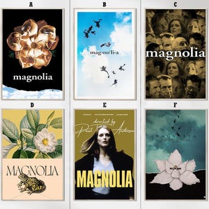 Magnolia (1999) Filmposter - Weihnachtsgeschenke - Home Decor