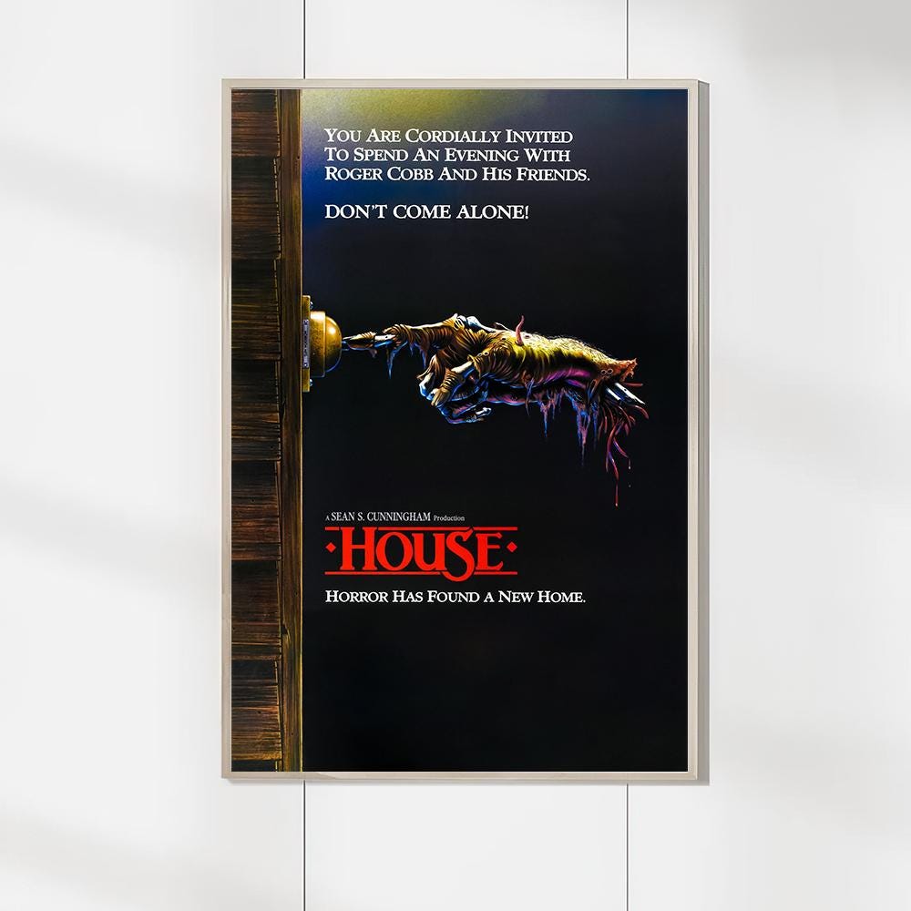 House (1985) Movie Posters - Collectibles - Premium Canvas - Wall Decor - Holiday Gift