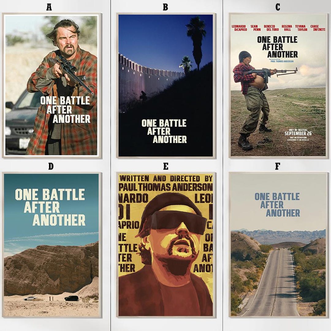 One Battle After Another Movie Posters Canvas Prints Movie Fans