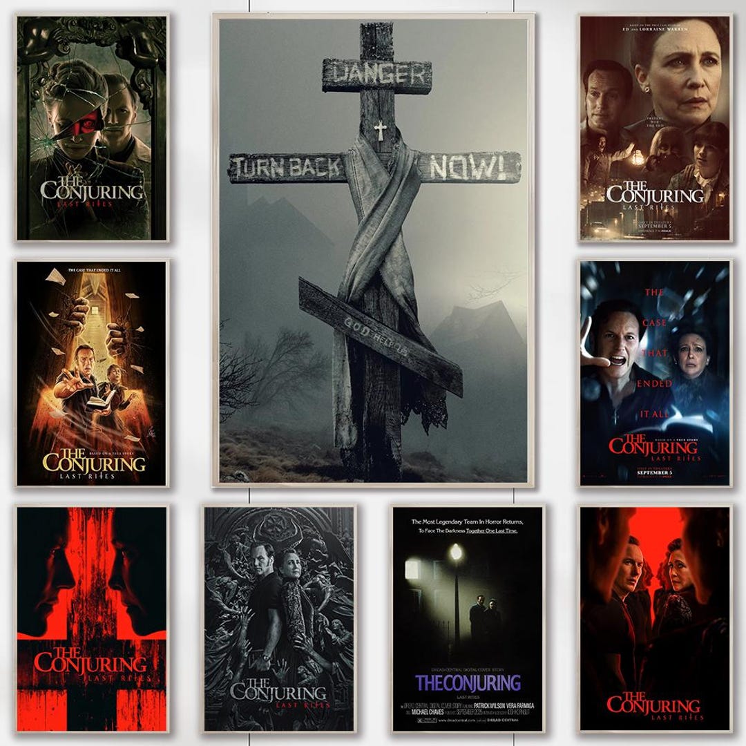 The Conjuring Last Rites Movie Posters - Canvas Art Prints - Movie Home ...