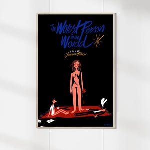 The Worst Person in the World Film Poster - Leinwand Kunstdrucke - Film Wohnkultur - Geburtstagsgeschenke