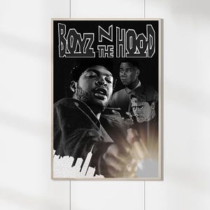 Boyz n the Hood (1991) Filmposter - Leinwanddrucke - Movie Fans Collection - Schlafzimmerdekor