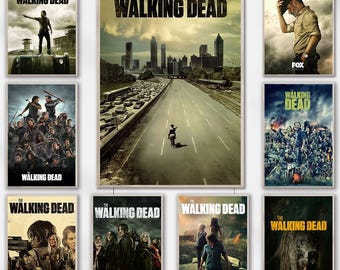 The Walking Dead (2010) Movie Posters - Canvas Art Prints - Movie Home Decor - Birthday Gifts
