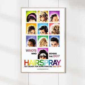 Hairspray (2007) Filmposter - Leinwanddrucke - Movie Fans Collection - Schlafzimmerdekor