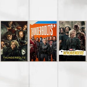 Thunderbolts Movie Posters - Movie Posters - Canvas Prints - Holiday Gifts - Home Decor
