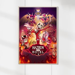 Hazbin Hotel (2024) Filmposter - Leinwanddrucke - Movie Fans Collection - Zimmerdekor