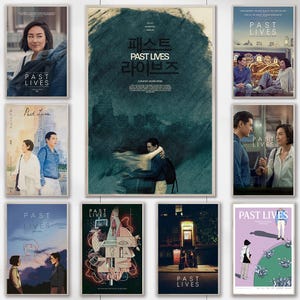 Pôsteres de filmes clássicos de vidas passadas - Colecionáveis - Tela premium - Decoração de parede