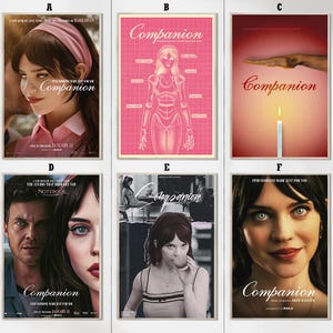 Companion (2025) Filmposter - Leinwand Drucke - Movie Fans Collection - Schlafzimmerdekor