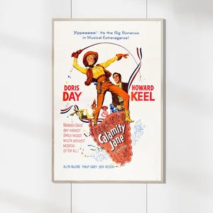 Calamity Jane(1953) Filmposter-Künstlerische Ästhetik-Personalisierte Poster-Wanddekoration