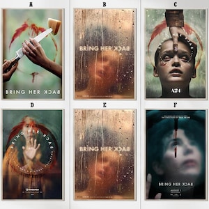 Bring Her Back (2025) Movie Posters - Canvas Art Prints - Movie Home Decor - Birthday Gifts
