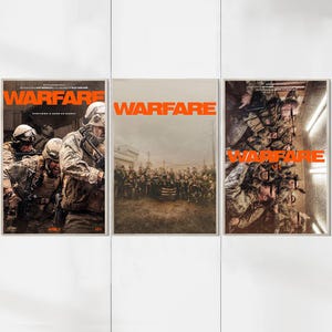 Warfare (2025) Filmposter - Leinwand - Movie Fans Collection - Raumdekor