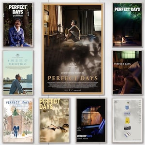 Cartazes de filmes clássicos Perfect Days (2023) - Colecionáveis - Tela Premium - Decoração de parede
