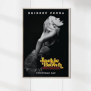 Pôsteres do filme Jackie Brown - Impressões em tela - Coleção de fãs de cinema - Decoração de quarto