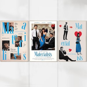 Materialisten Film Poster - Leinwand Drucke - Movie Fans Sammlung - Zimmer Dekor