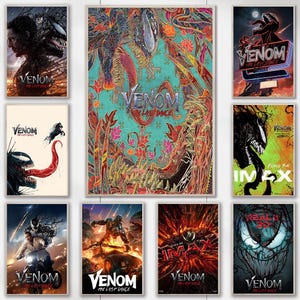 Venom The Last Dance (2024) Filmposter - Leinwanddrucke - Filmfanssammlung - Raumdekor