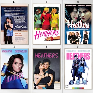 Heathers (1988) Filmposter - Raumdekoration - Hochwertige Poster - Geschenke für Filmfans