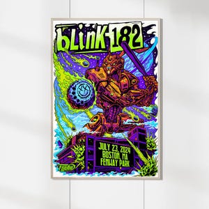 Blink 182 Poster - Leinwanddrucke - Movie Fans Collection - Zimmerdekoration