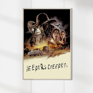 Jeepers Creepers (2001) Klassiker Filmposter - Sammlerstücke - Premium Leinwand - Wanddekoration