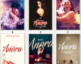Anora（2024）Movie Posters - Art Prints - Movie Home Decor - Birthday Gifts