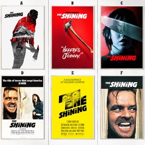 The Shining (1980) Filmposter - Raumdekoration - Hochwertige Poster - Geschenke für Filmfans