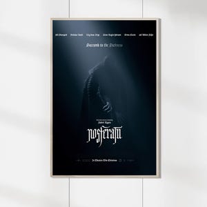 Pôsteres do filme Nosferatu (2024) - Impressões em tela - Coleção de fãs de cinema - Decoração de quarto