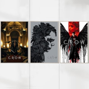 The Crow (2024) Film Poster - Leinwand Drucke - Movie Fans Sammlung - Zimmer Dekor