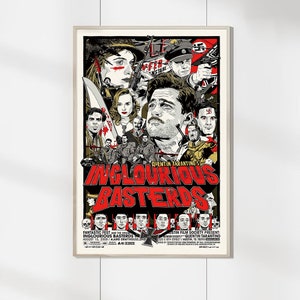 Inglourious Basterds Film Poster - Leinwand Drucke - Movie Fans Sammlung - Zimmer Dekor