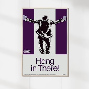 Hang in there Severance Film Poster - Leinwand Kunstdrucke - Film Wohnkultur - Geburtstagsgeschenke