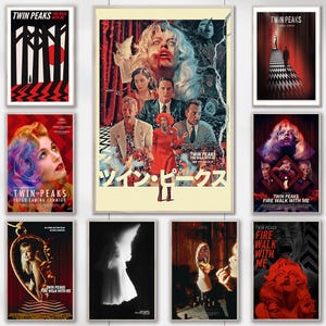 Twin Peaks Fire Walk With Me Film Poster - Leinwand Druck - Home Decor - Vintage Wand Kunst - Klassische Film Geschenke