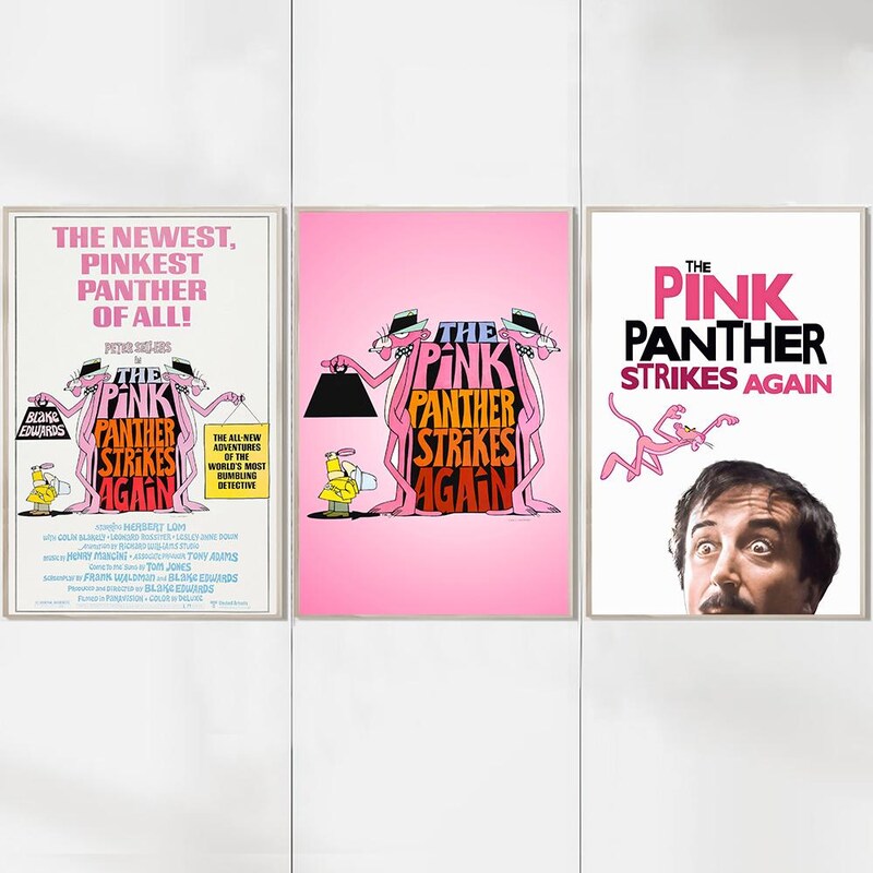 Pink Panther Poster Etsy