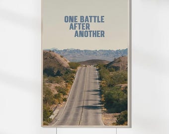 One Battle After Another Movie Posters Canvas Prints Movie