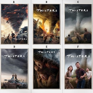 Twisters（2024）Canvas Movie Posters - Art Prints - Movie Home Decor - Birthday Gifts