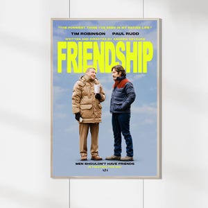 Friendship(2025) Film Poster - Leinwand Kunstdrucke - Film Wohnkultur - Geburtstagsgeschenke