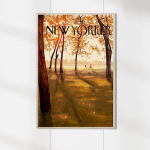 Pôsteres de arte retrô do New Yorker - Impressões em tela - Coleção de fãs de cinema - Decoração de quarto