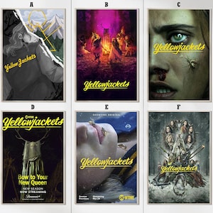 Yellowjackets Film Poster - Leinwand Druck - Wohnkultur - Vintage Wand Kunst - Weihnachtsgeschenke